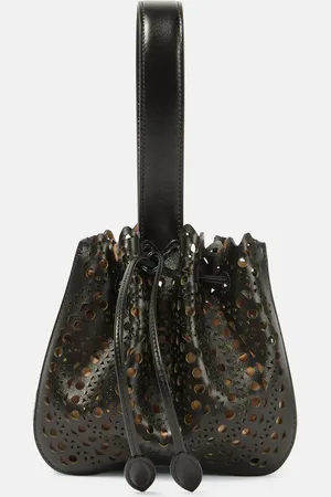 Alaïa Rose Marie Mini Vienne leather clutch