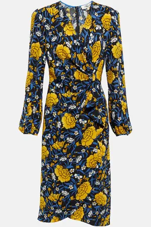 Diane von Furstenberg Floral printed midi dress