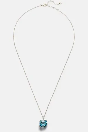Mateo 14kt necklace with topaz and diamonds