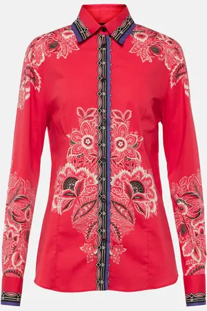 Etro Floral cotton-blend shirt