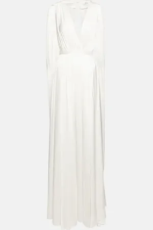 Safiyaa Satin cape gown