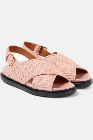 Marni Fussbet raffia-effect sandals