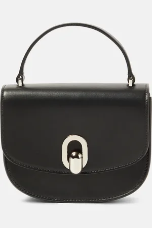 SAVETTE Tondo Mini leather tote bag