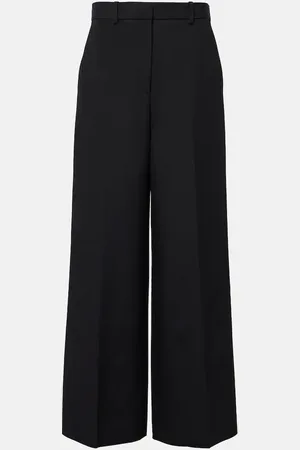 Khaite Bacall low-rise wide-leg pants