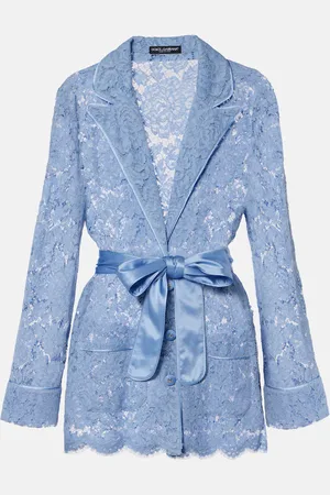 Dolce & Gabbana Belted lace jacket