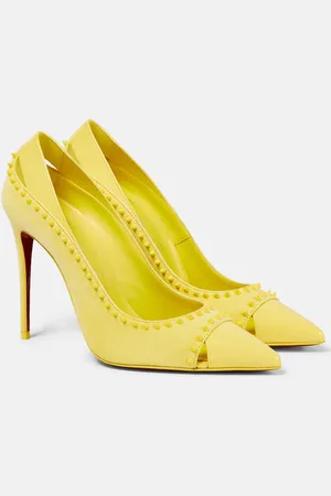 Christian Louboutin Duvette Spikes 100 suede pumps