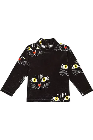 Mini Rodini Printed cotton velour sweatshirt