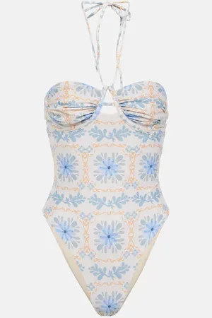 Agua by Agua Bendita Sandalo Chivas printed swimsuit