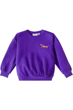 Mini Rodini Embroidered cotton jersey sweatshirt