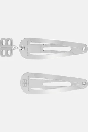 Balenciaga XXL embellished set of 2 hair clips