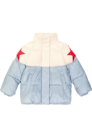 MONNALISA Colorblocked puffer coat