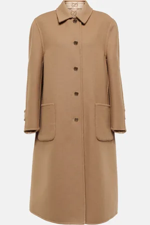 Gucci Double-faced wool and silk coat