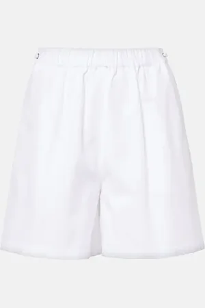 Max Mara Antiope high-rise cotton shorts