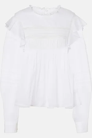 Marant Etoile Ganael cotton voile blouse