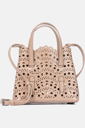 Alaïa Le Mina 16 Vienne Wave leather tote bag