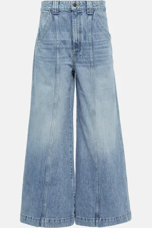 Khaite Jackie low-rise wide-leg jeans