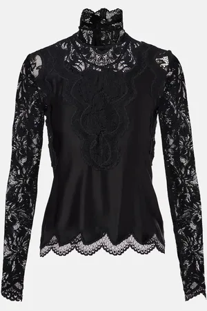 Paco rabanne Lace-trimmed top