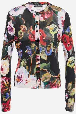 Dolce & Gabbana Floral silk cardigan