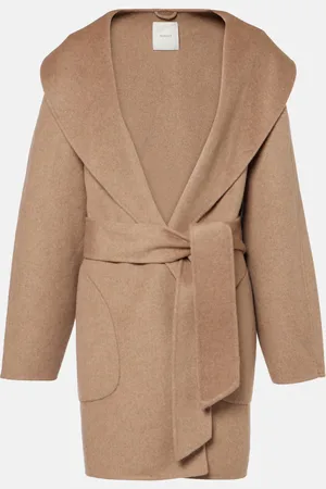 Varley Edgemere wool-blend wrap coat