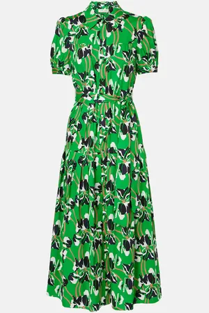 Diane von Furstenberg Jonah printed cotton maxi dress