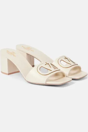 VALENTINO GARAVANI VLogo leather mules