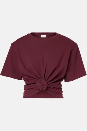 MAGDA BUTRYM Cotton-blend jersey T-shirt