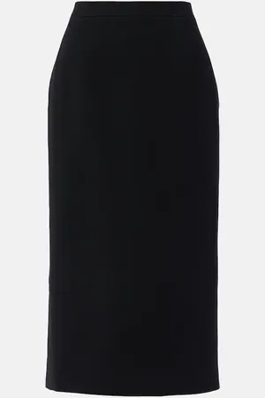 Alessandra Rich Wool midi skirt