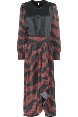 Isabel Marant Romina printed silk-blend midi dress