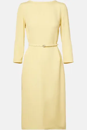 Gucci Double G cady midi dress
