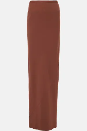 Rick Owens Knitted maxi skirt