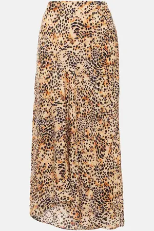 Isabel Marant Lisanne satin maxi skirt