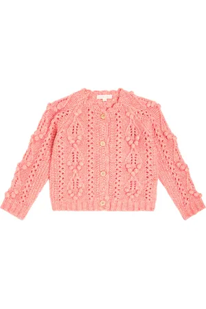Louise Misha Sankara cable-knit wool and cotton cardigan