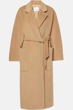 Max Mara Locri wool and cashmere wrap coat