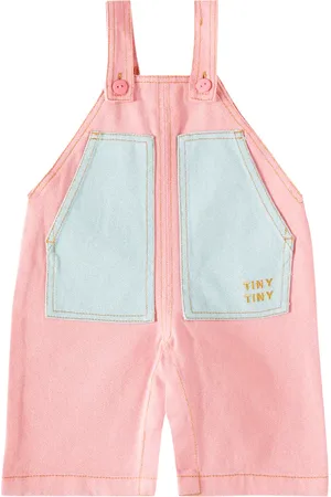 Tiny Cottons Baby colorblock cotton overall