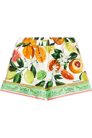 Dolce & Gabbana Printed cotton shorts
