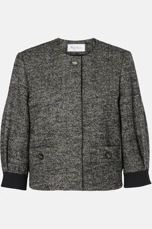 Max Mara Gattini chevron bouclÃ© jacket