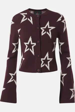 Perfect Moment Chalet printed wool cardigan