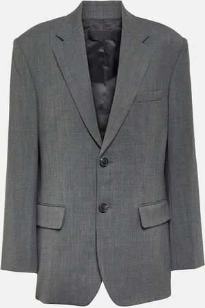 NILI LOTAN Boyfriend wool-blend blazer