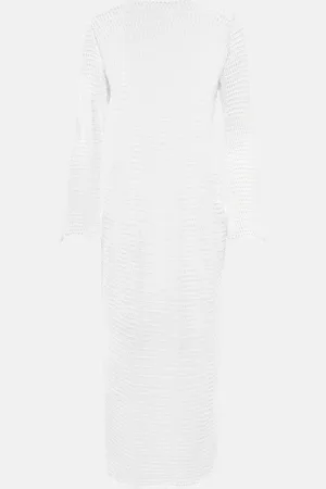 ANNA KOSTUROVA Zen Mesh crochet beach dress