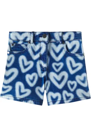 Stella McCartney Printed denim shorts