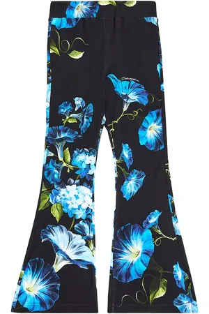 Dolce & Gabbana Floral printed jersey flared pants