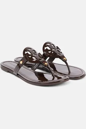 Tory Burch Miller patent leather thong sandals