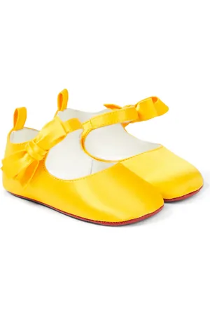Christian Louboutin Baby Lou Babe crÃªpe satin ballet flats