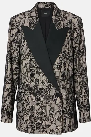 Joseph Jaden patchwork lace-trimmed blazer