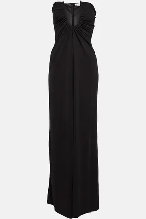 CHRISTOPHER ESBER Ruched strapless maxi dress