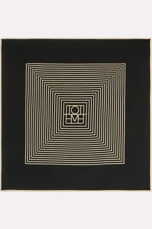 Totême Printed silk scarf