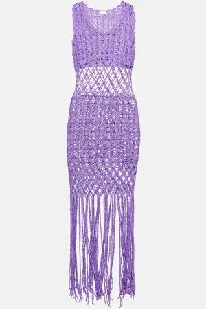 ANNA KOSTUROVA Crochet minidress