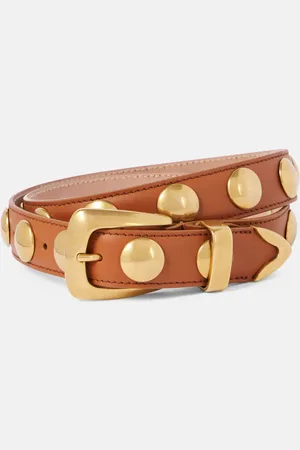Khaite Benny studded leather belt