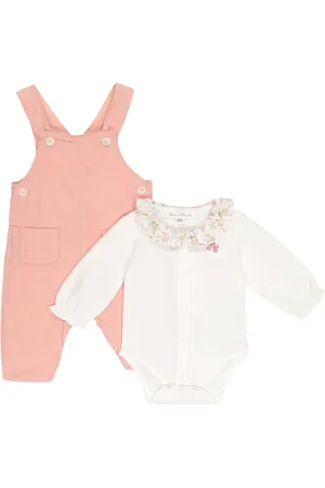 Tartine Et Chocolat Baby onesie and overalls set