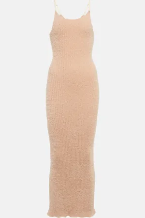 Maison Margiela Ribbed-knit midi dress